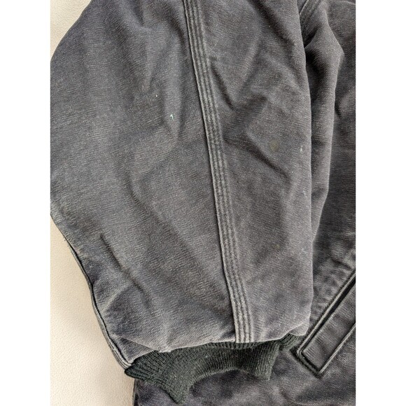 Carhartt FR Jacket Mens Size 3XL Black 101621 Hooded Workwear Quilt Lined - Picture 5 of 15